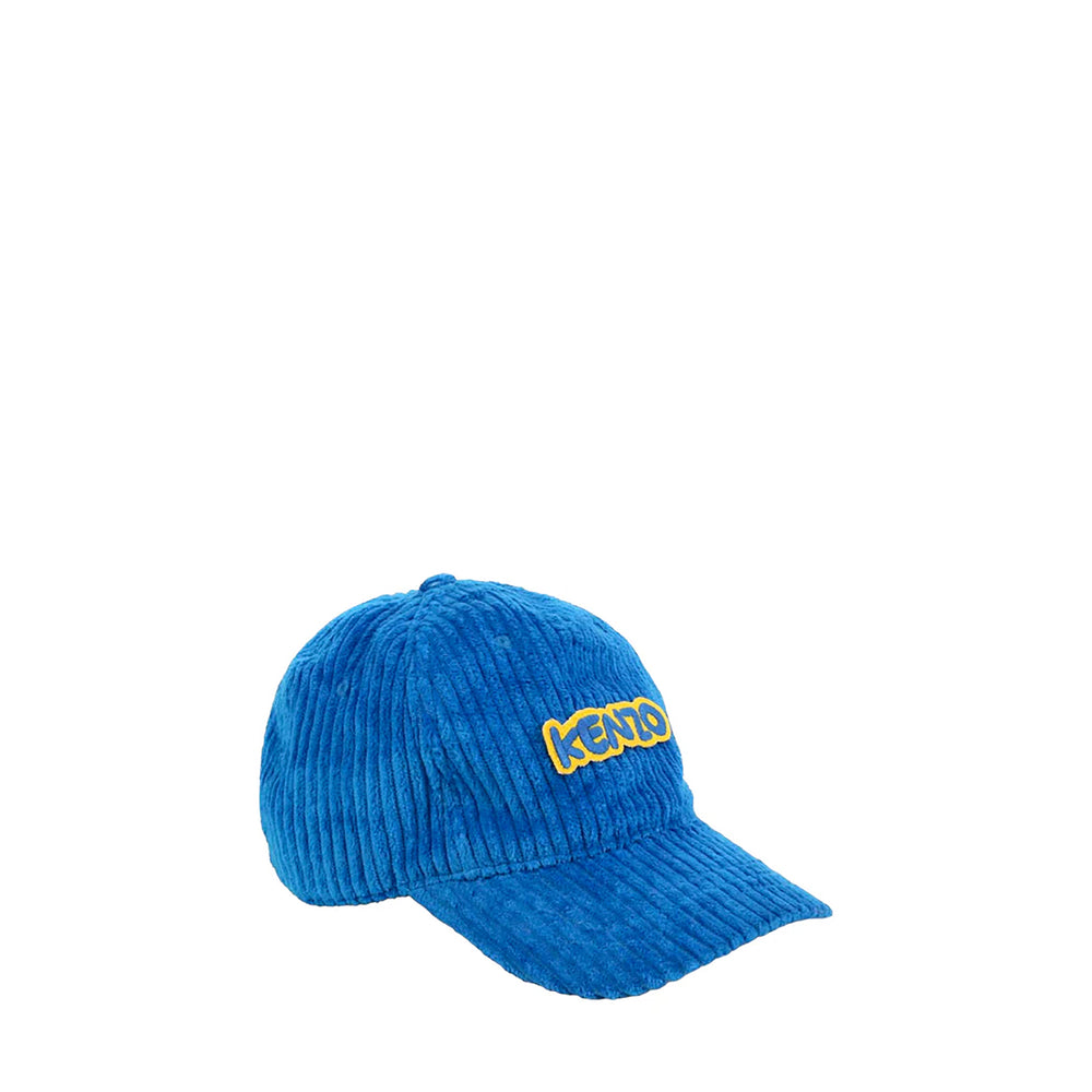 Kenzo Kids Corduroy Patch Logo Cap