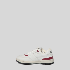 Hugo Boss Kids Lace-Up Leather Retro Sneakers