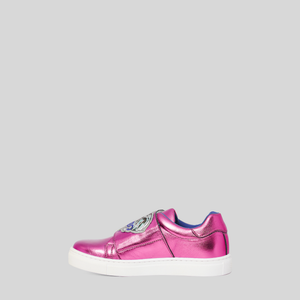 Kenzo Kids Metallic Leather Sneakers