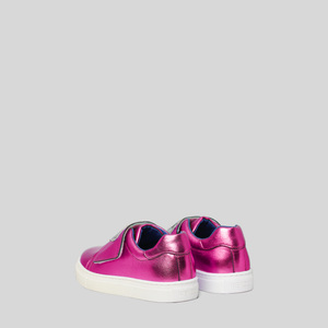 Kenzo Kids Metallic Leather Sneakers