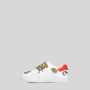 Kenzo Kids Multi-Logo Velcro Strap Sneakers