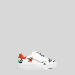 Kenzo Kids Multi-Logo Velcro Strap Sneakers