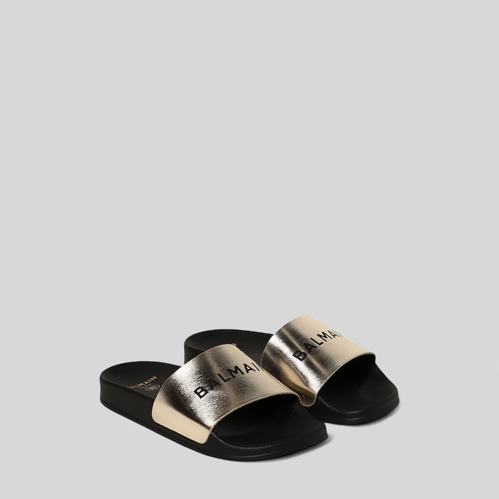 Balmain Kids Text Logo Slides