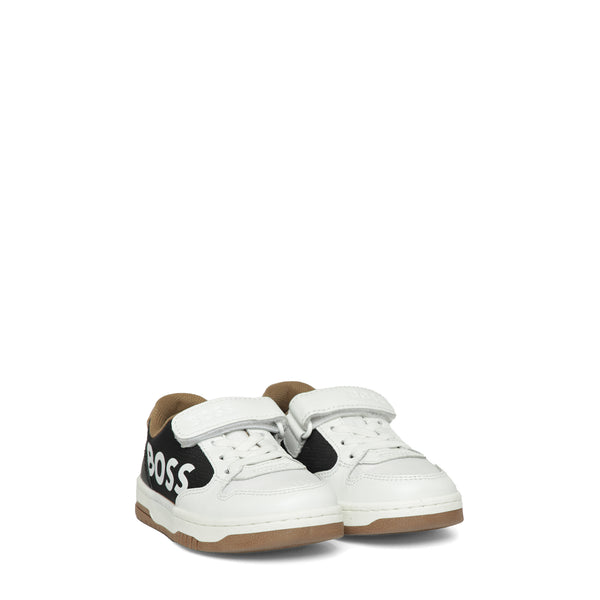 Hugo Boss Kids Side Logo Strap Sneakers