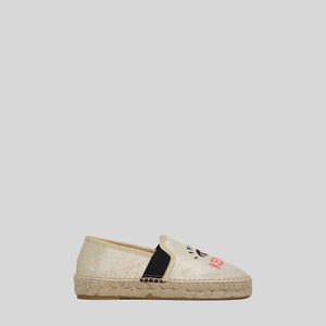 Kenzo Kids Slip-On Canvas Gold Shoes