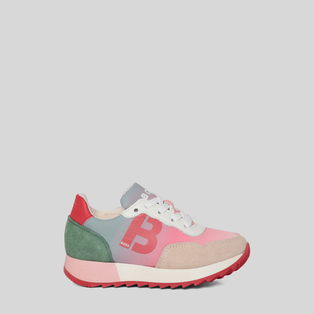 Hugo Boss Kids Suede Sneakers