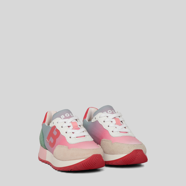 Hugo Boss Kids Suede Sneakers