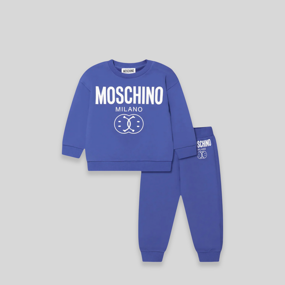 Moschino Kids Milano Double Smiley Sweatsuit
