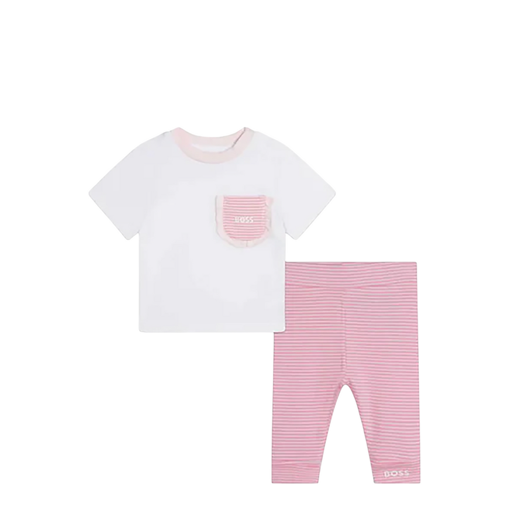 Hugo Boss Kids Toddler's Girls T-Shirt and Pants Set