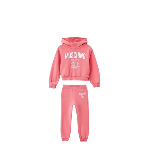 Moschino Kids Double Smiley Fleece Hoodie Sweatsuit