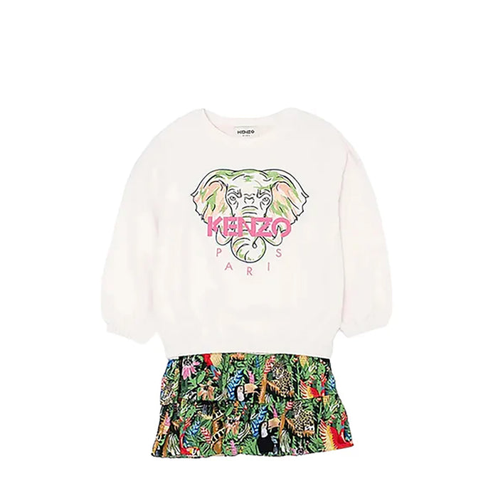 Kenzo Kids Tiger Floral Print Dress Set
