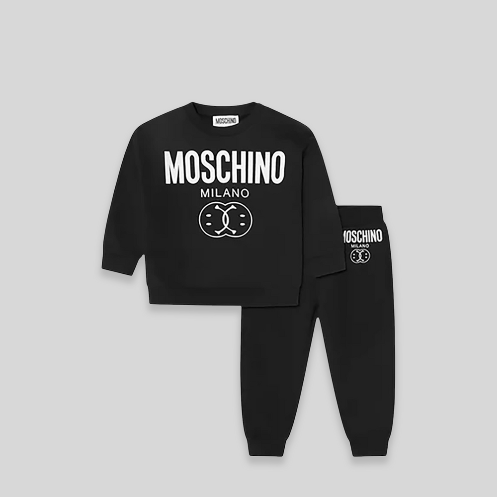Moschino Kids Milano Double Smiley Sweatsuit