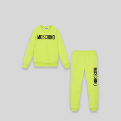 Moschino Kids Cotton Fleece Big Logo Sweatsuit