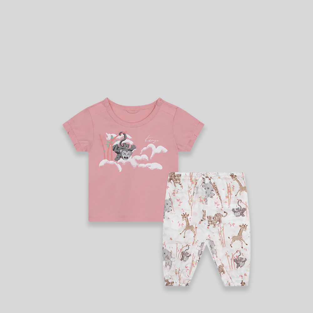 Kenzo Kids Infant's Animal T-Shirt and Pants Set