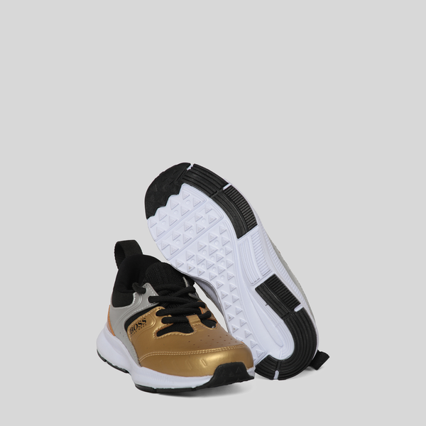Hugo Boss Kids Triple Gold Sneakers