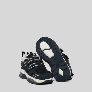Hugo Boss Kids Velcro Strap Mesh Sneakers