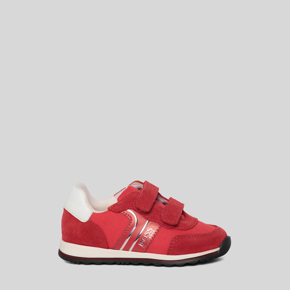 Hugo Boss Kids Velcro Strap Sneaker