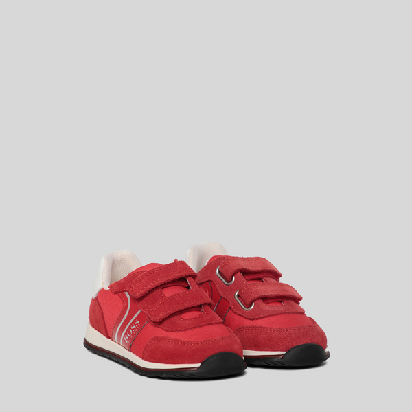Hugo Boss Kids Velcro Strap Sneaker