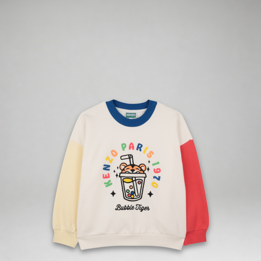 KENZO Kids 'Bubble Tiger' French Terry Sweatshirt