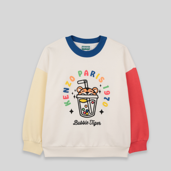 KENZO Kids 'Bubble Tiger' French Terry Sweatshirt