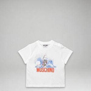 Moschino Kids Toddler's Surfing Bear Logo T-Shirt