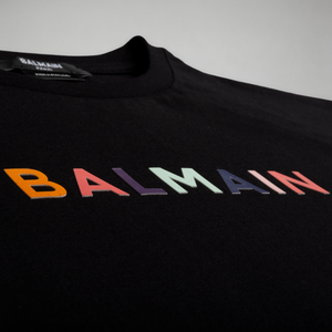 Balmain Kids Multicolored Logo T-Shirt