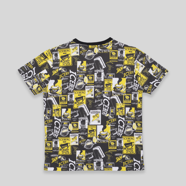 Iceberg Kids All-Over Print T-Shirt