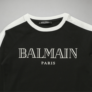 Balmain Kids Logo Long Sleeve T-Shirt
