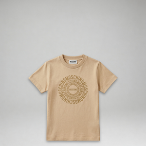Moschino Kids Circular Logo T-Shirt
