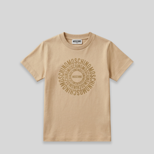Moschino Kids Circular Logo T-Shirt