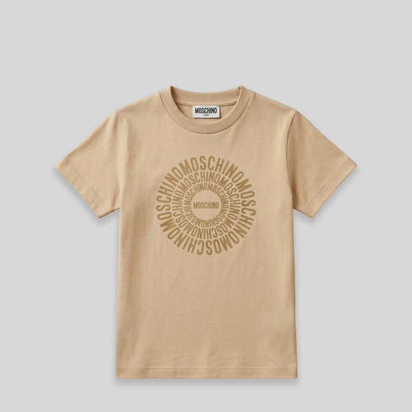 Moschino Kids Circular Logo T-Shirt