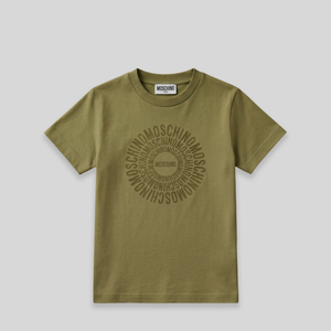 Moschino Kids Circular Logo T-Shirt