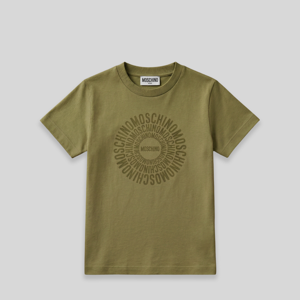 Moschino Kids Circular Logo T-Shirt