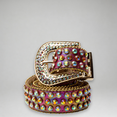 MDB Brand Men's Embellished Belt