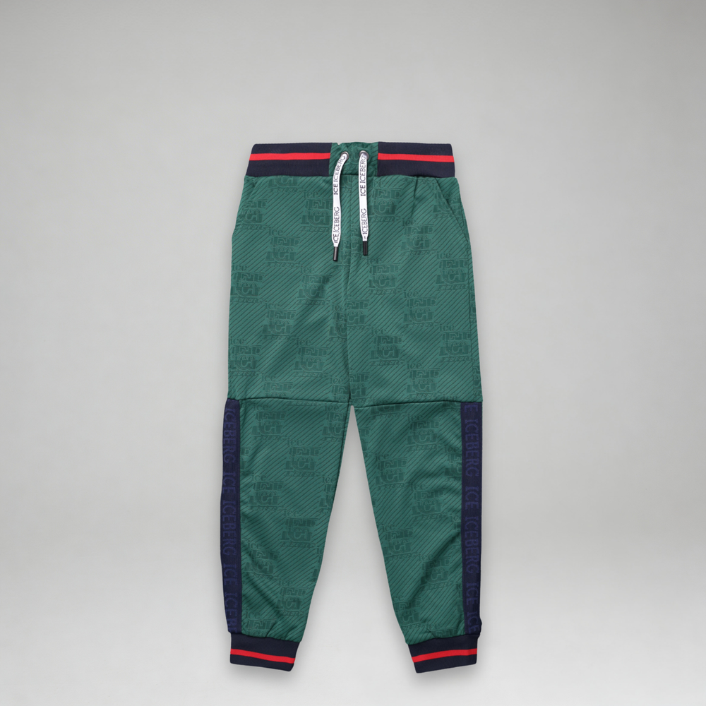 Iceberg Kids Jacquard Taped Logo Sweatpants