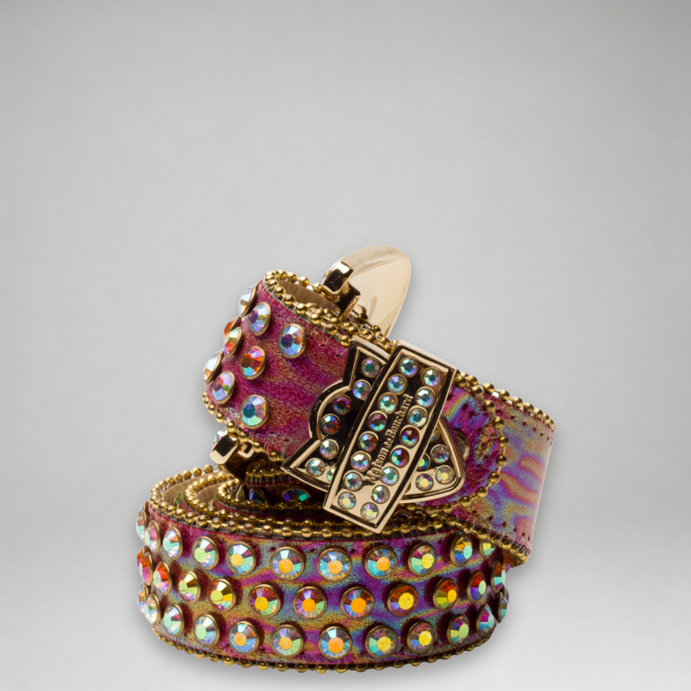 MDB Brand Men's Embellished Belt