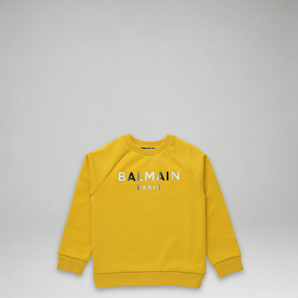 Balmain Kids Ombre Logo Crewneck Sweatshirt