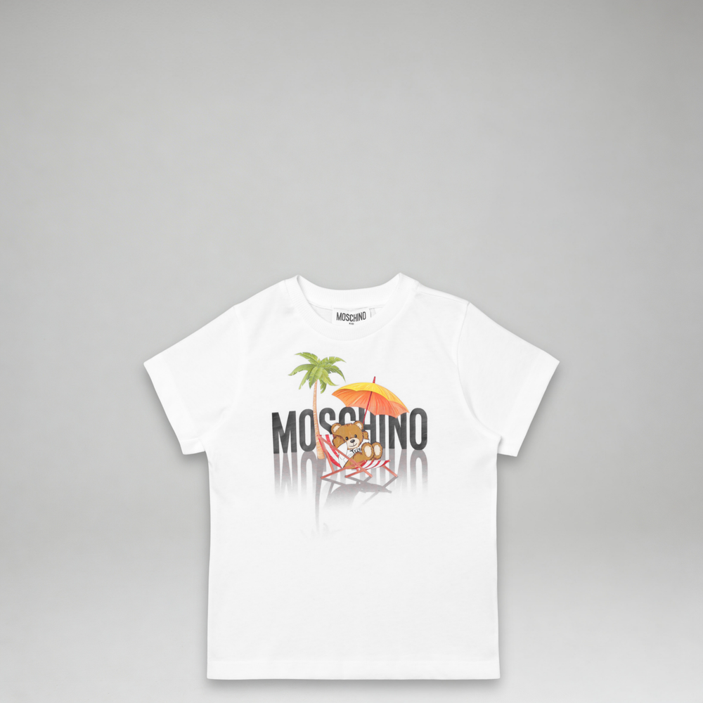 Moschino Kids 'Paradise Vacation' T-Shirt