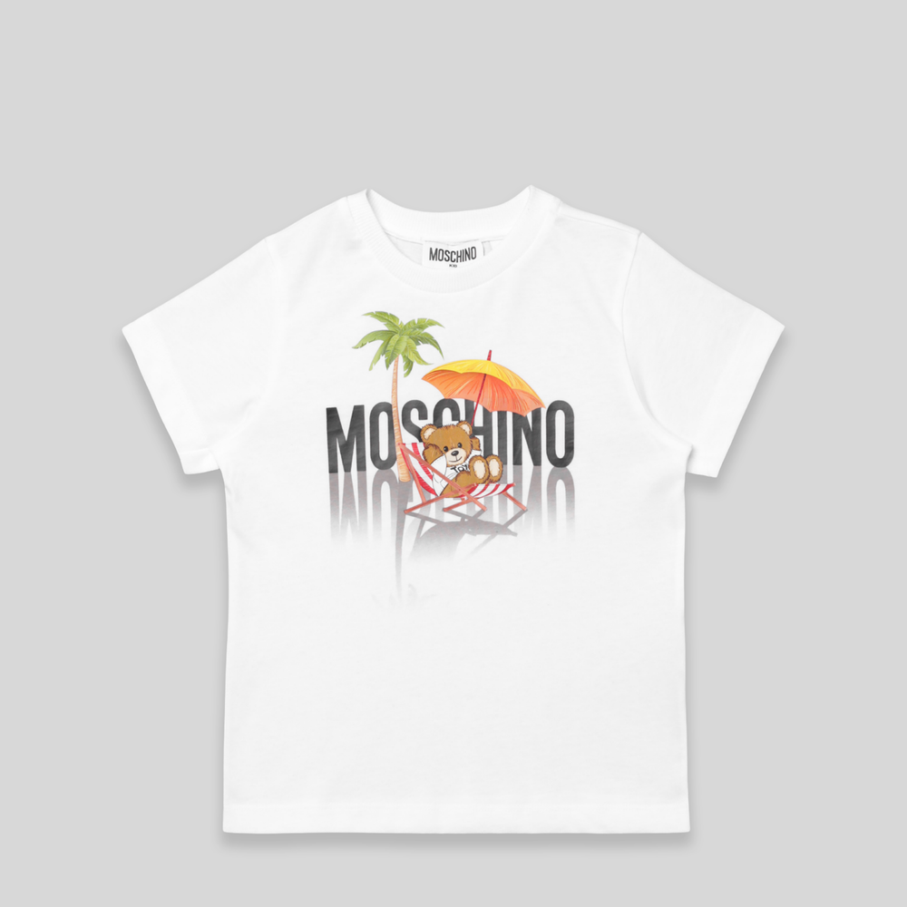 Moschino Kids 'Paradise Vacation' T-Shirt