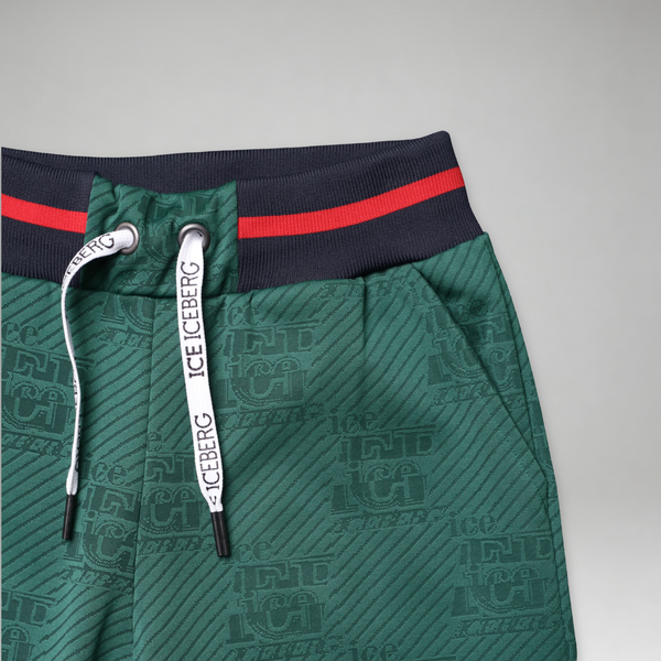Iceberg Kids Jacquard Taped Logo Sweatpants