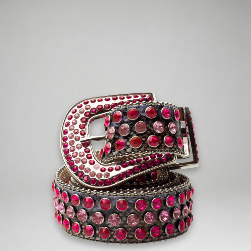 MDB Brand Men's Embellished Belt