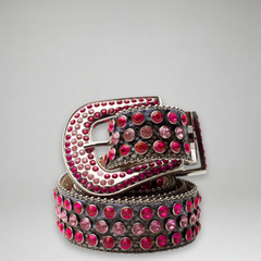 MDB Brand Men's Embellished Belt