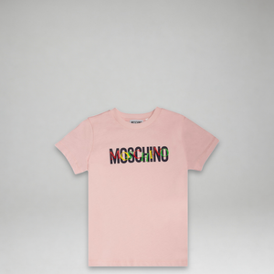 Moschino Kids Multicolor Double Logo T-Shirt