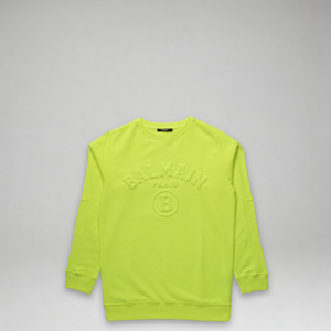 Balmain Kids Embossed Logo Crewneck Sweatshirt