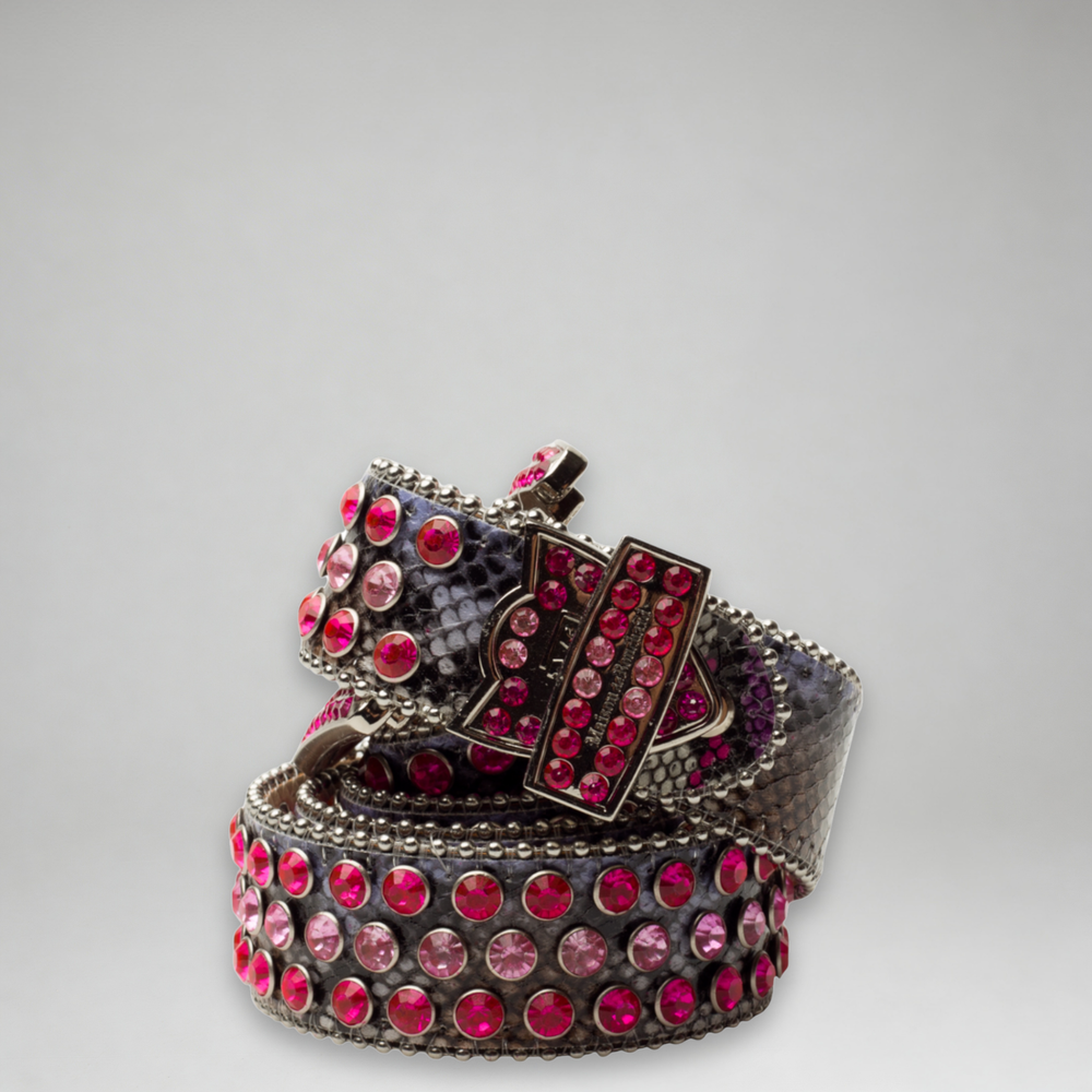 MDB Brand Men's Embellished Belt