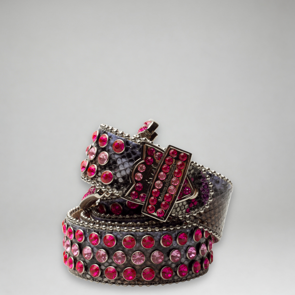 MDB Brand Men's Embellished Belt