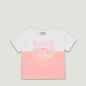 Kenzo Kids Girl's Color Block Tiger T-Shirt