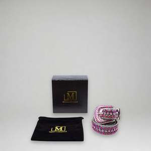 MDB Brand Men's Embellished Belt