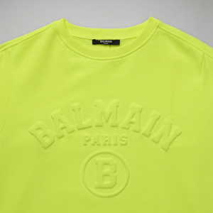 Balmain Kids Embossed Logo Crewneck Sweatshirt