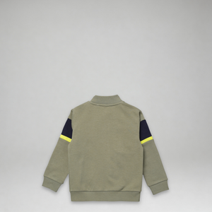 Iceberg Kids Toddler's Full-Zip Panel Logo Fleece Track Jacket